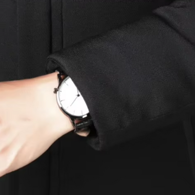 Franco | Elegante Cappotto Lungo per Uomini