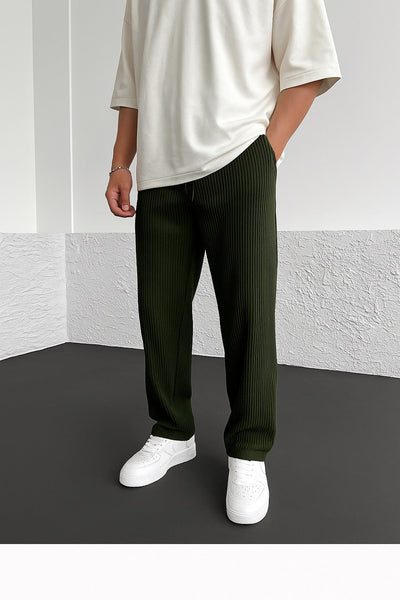 Pantaloni Confort in Spandex Cotelé