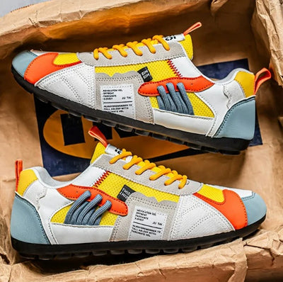 Enzo - Sneakers comode con allacciatura