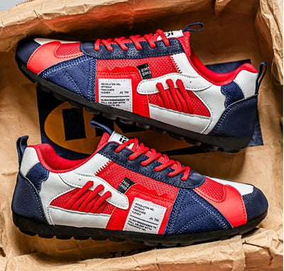 Enzo - Sneakers comode con allacciatura