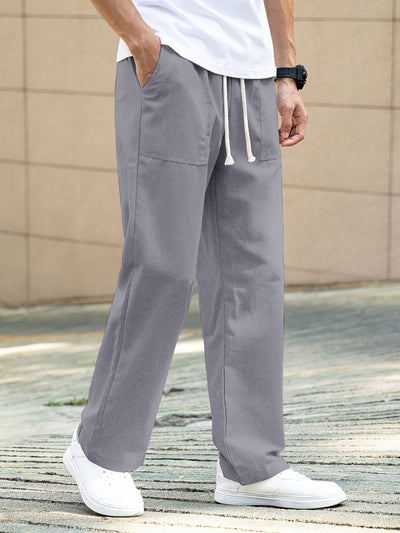 Pantaloni estivi in lino Sorentino casual