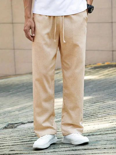 Pantaloni estivi casual Valerio in lino